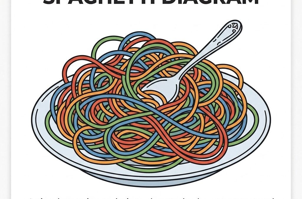 Spaghetti-Diagramm